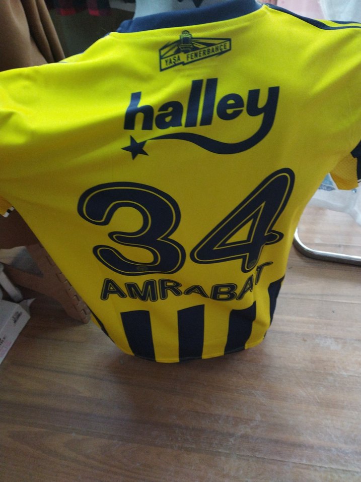 Erkek sarı lacivert Fenerbahçe forma - Görsel 3