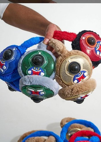 Renkli Peluş Kulaklıklar - Görsel 2