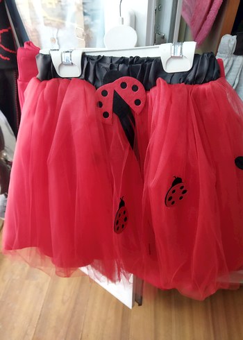 Kız Çocuk Kırmızı tütü Etek - Görsel 2
