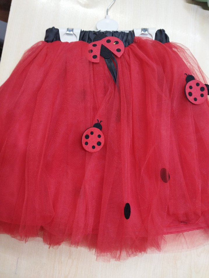 Kız Çocuk Kırmızı tütü Etek - Görsel 3