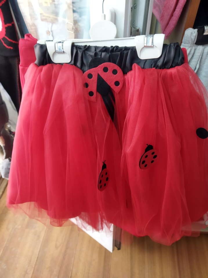 Kız Çocuk Kırmızı tütü Etek - Görsel 2