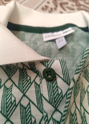 Erkek Yeşil Desenli Düğmeli V Yakalı Pijama - Görsel 6