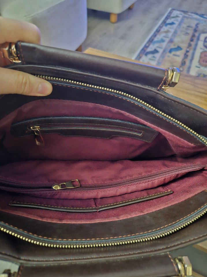 Kahverengi çanta - Görsel 4