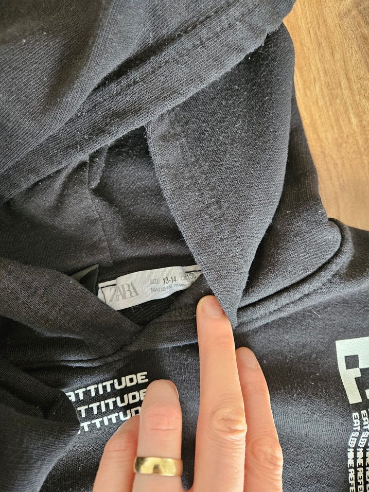 Minecraft Baskılı Siyah Kapüşonlu Eşofman Takımı - Görsel 2