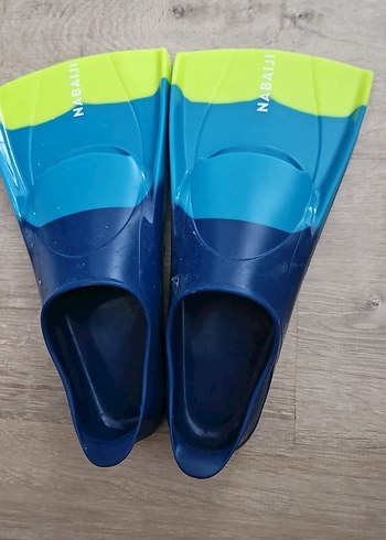 Decathlon Erkek Mavi Kauçuk yüzücü palet ve mayo orjinal ürün