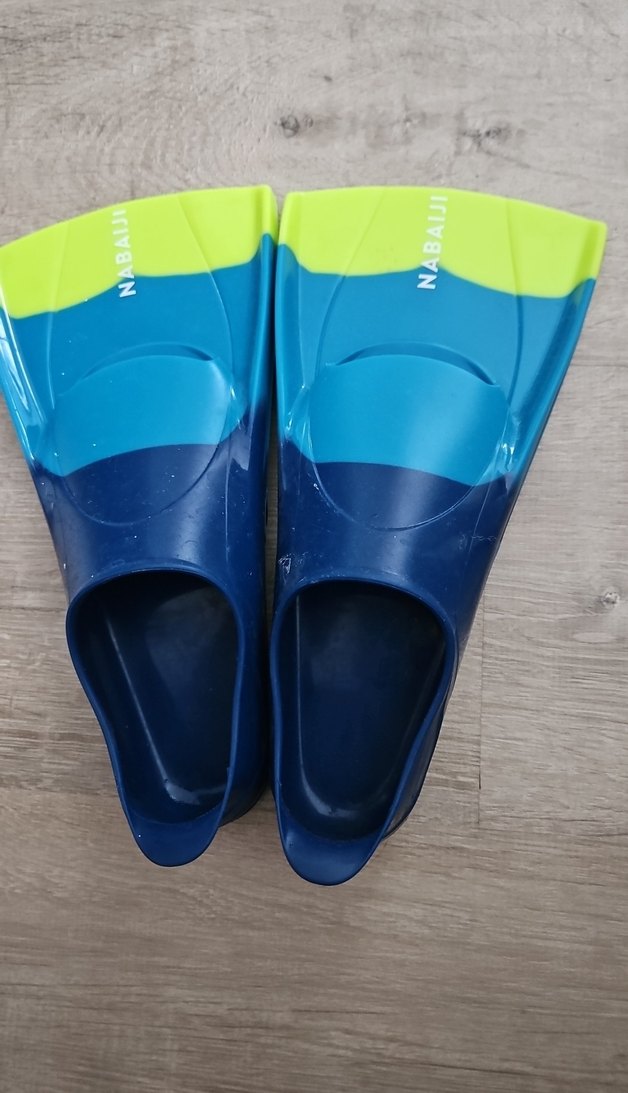 Erkek Mavi Kauçuk yüzücü palet ve mayo orjinal ürün - Görsel 2