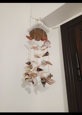 Doğal Deniz Kabuklu Dekoratif Mobil - Görsel 2