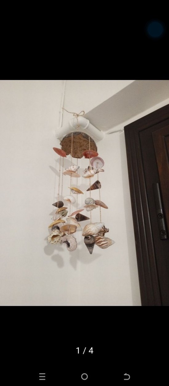 Doğal Deniz Kabuklu Dekoratif Mobil - Görsel 2