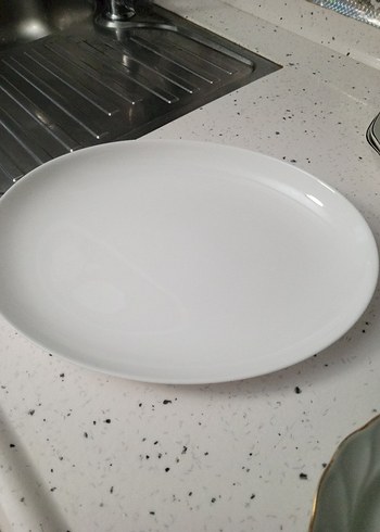 Beyaz Oval Servis Tabağı - Görsel 2