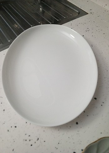 Beyaz Oval Servis Tabağı - Görsel 3