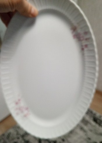 Desenli Oval Tabak - Görsel 4