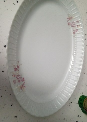 Desenli Oval Tabak - Görsel 3