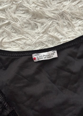 Siyah V Yakalı Uzun Kollu Kadın Elbise - Görsel 2