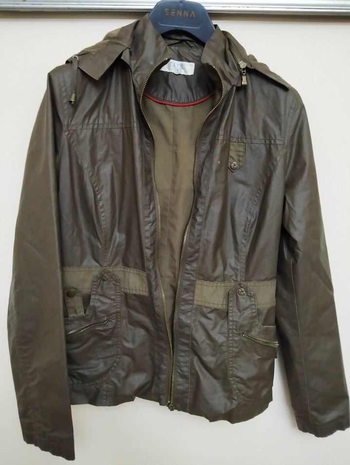 EKOL SUNİ DERİ CEKET 36 BEDEN - Görsel 3