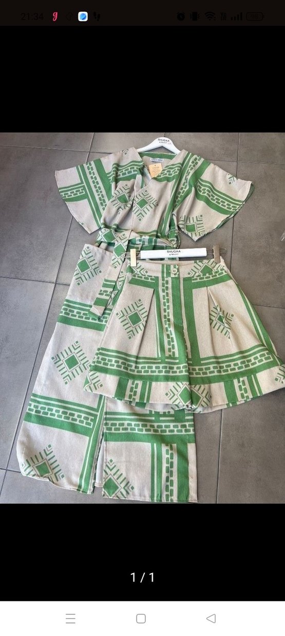 KİMONA ŞORT TAKIM L BEDEN - Görsel 2