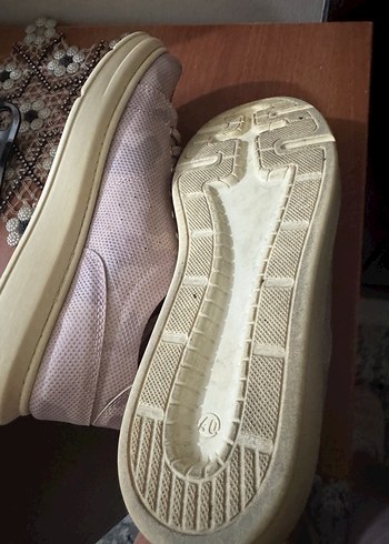 Pembe Yılan Desenli Kadın Spor Ayakkabı - Görsel 3