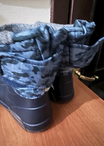 Kemerli Mavi Kamuflaj Erkek Çizme - Görsel 2