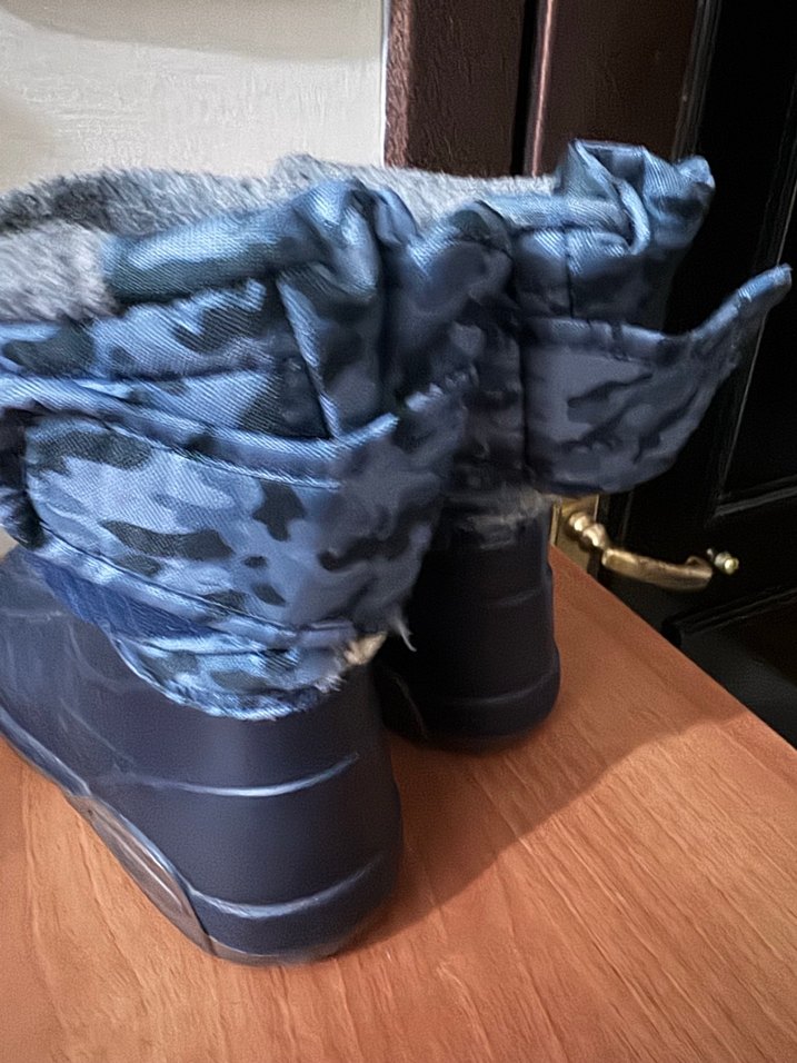 Kemerli Mavi Kamuflaj Erkek Çizme - Görsel 2