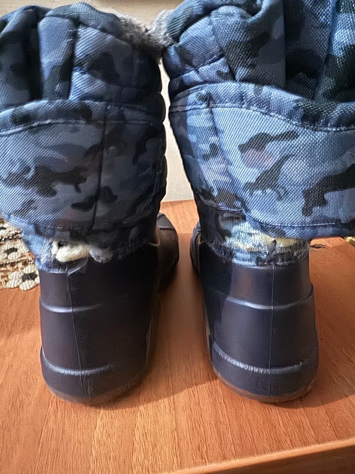 Kemerli Mavi Kamuflaj Erkek Çizme - Görsel 4