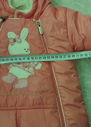 Pembe Nakışlı Bebek Kız Tulumu - Görsel 10