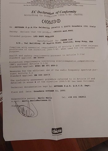 Chicco Baby Control Micro Bebek Telsizi - Görsel 6