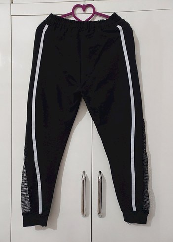 Siyah Kadın Rahat Kesim Eşofman Altı - Görsel 3