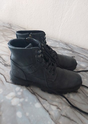 Tokalı Siyah Deri Erkek Bot - Görsel 4