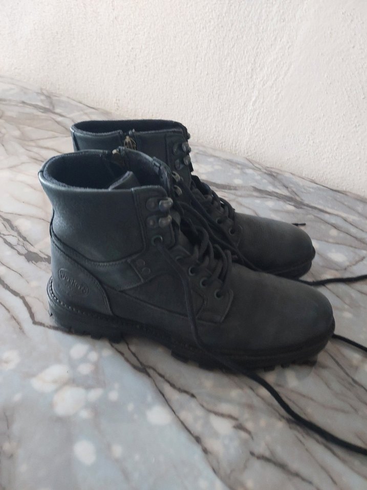 Tokalı Siyah Deri Erkek Bot - Görsel 4