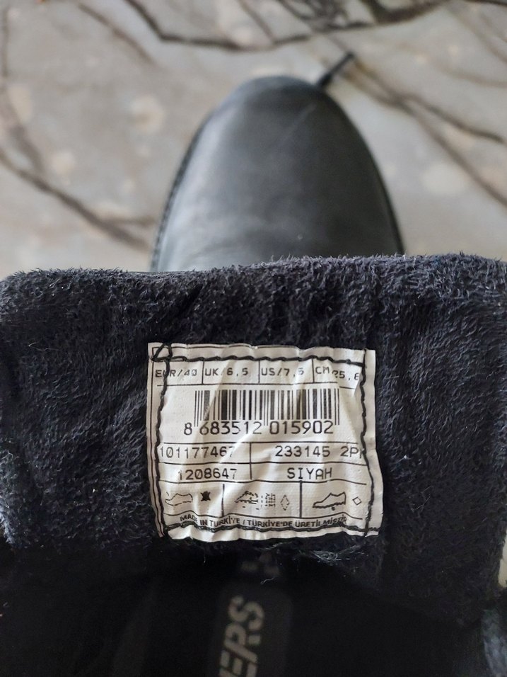 Tokalı Siyah Deri Erkek Bot - Görsel 3