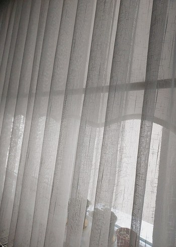 TAÇ Modern Keten Tül Perde - Görsel 3