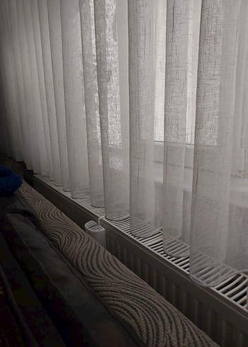 TAÇ Modern Keten Tül Perde - Görsel 4