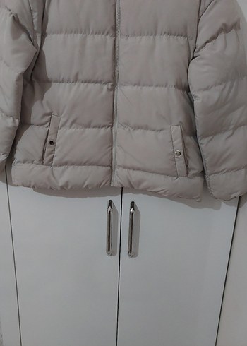 Bej Kadın Kışlık Mont - Görsel 2