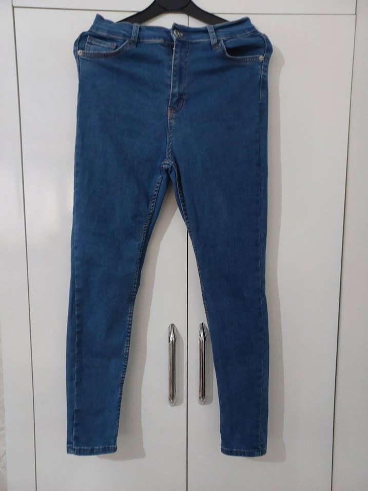 Kadın Mavi  Normal Boy Jean Pantolon - Görsel 2