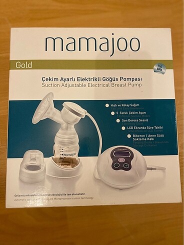 Mamajoo çekim ayarlı elektrikli göğüs pompası