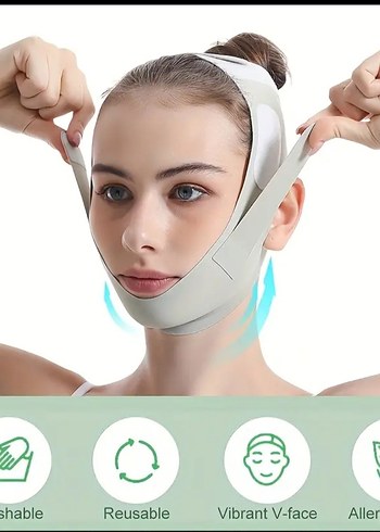 Yüz germe bandı Şekillendirici Maske - Görsel 3