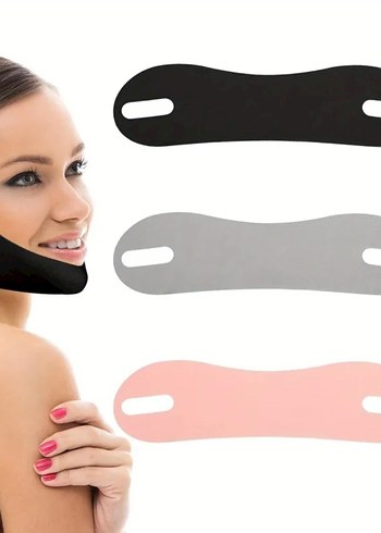 Yüz ve Çene Sıkılaştırıcı Maske. yüz Germe bandı - Görsel 7