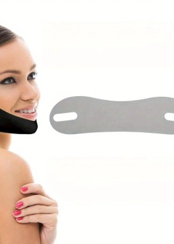 Yüz ve Çene Sıkılaştırıcı Maske. yüz Germe bandı - Görsel 3
