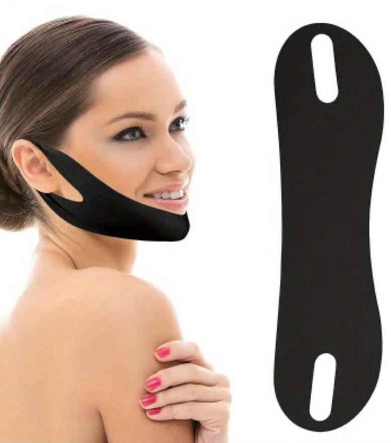 Yüz ve Çene Sıkılaştırıcı Maske. yüz Germe bandı - Görsel 2