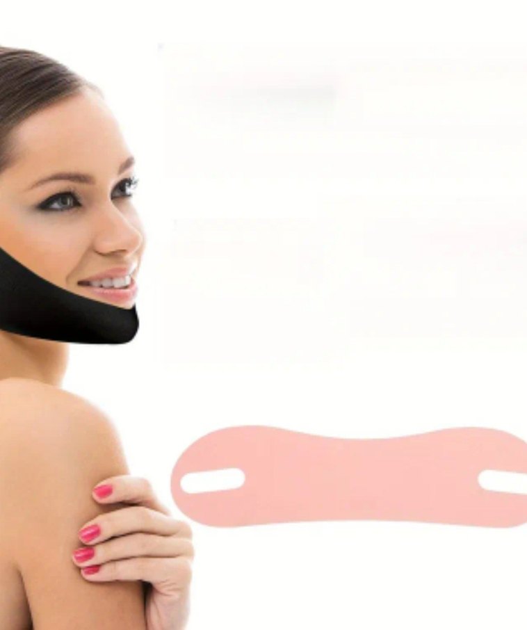Yüz ve Çene Sıkılaştırıcı Maske. yüz Germe bandı - Görsel 4