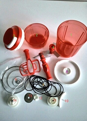 Tupperware Doğrayıcı Şef & Rondo Mekanizma Yedekleri