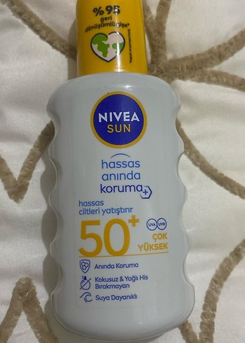  Beden Renk Nivea Sun Koruma & Nem SPF 50+ 200 ml