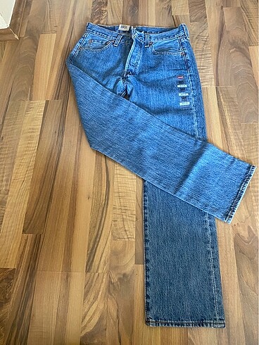 s Beden lacivert Renk Orijinal Levis 501 Straight Leg
