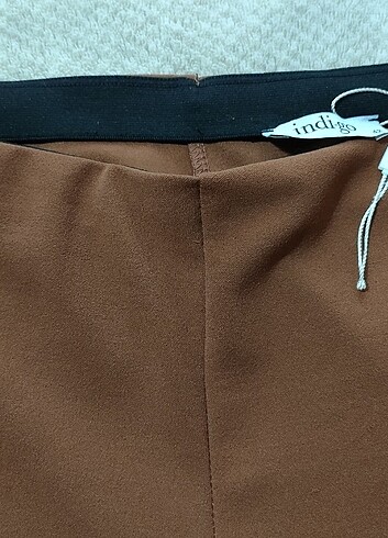 xl Beden Likralı İspanyol paça pantolon