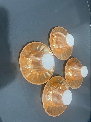  Beden 4 kişilik antika fincan takımı
