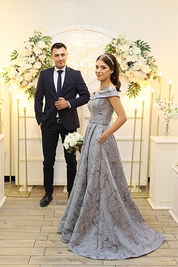 34 Beden Nişan Elbisesi