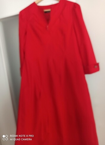 42 Beden kırmızı Renk Elbise