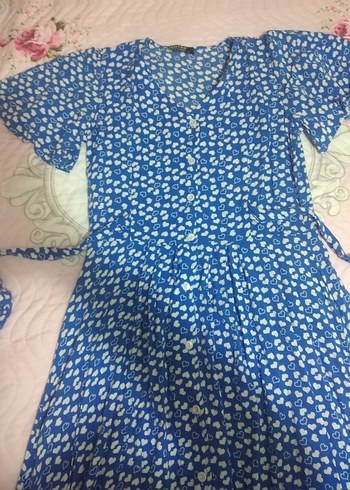 Bohem Renkli Uzun Kadın Elbise - Görsel 3