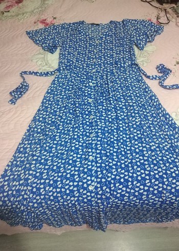 Bohem Renkli Uzun Kadın Elbise - Görsel 4