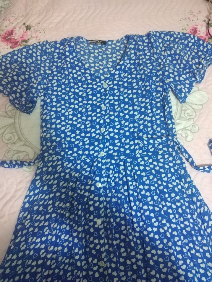 Bohem Renkli Uzun Kadın Elbise - Görsel 2