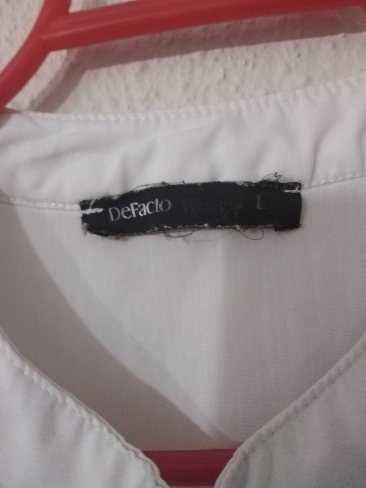 Beyaz Uzun Kollu Salaş Midi Keten Tunik - Görsel 5